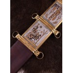 Espada Gladius romano de Xanten con vaina, siglo III.