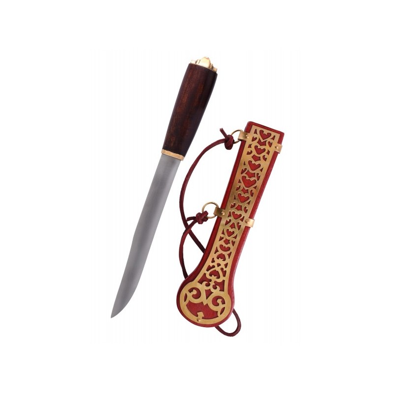 Roman Dura-Europos dagger with scabbard, 3rd century AD