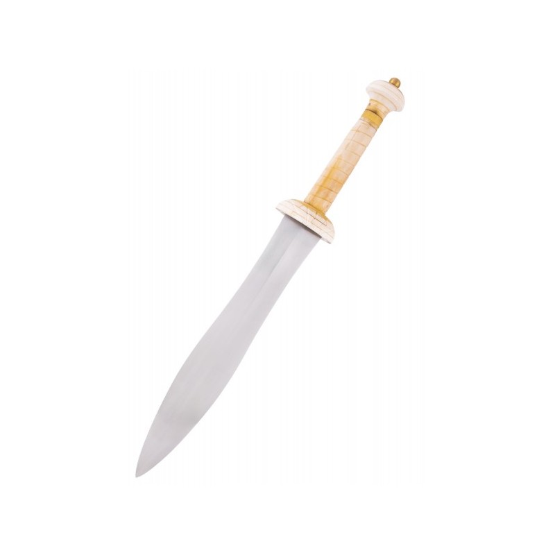 Daga de gladiador con empuñadura de hueso