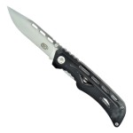 Penknife with clip and internal safety lock