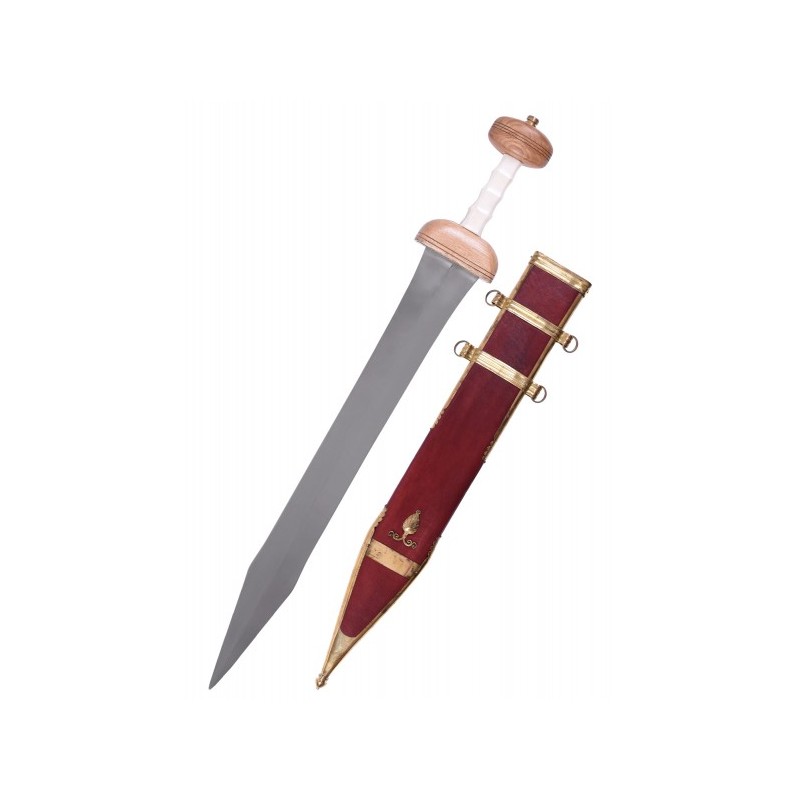 Espada romana Gladius tipo Mainz com bainha, século I.