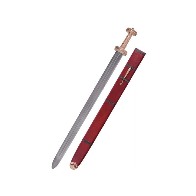 Roman Podlodów-type sword with scabbard, 3rd century.