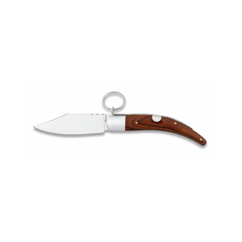 Coltello a ghiera in acciaio. M Anello rosso. 8.5