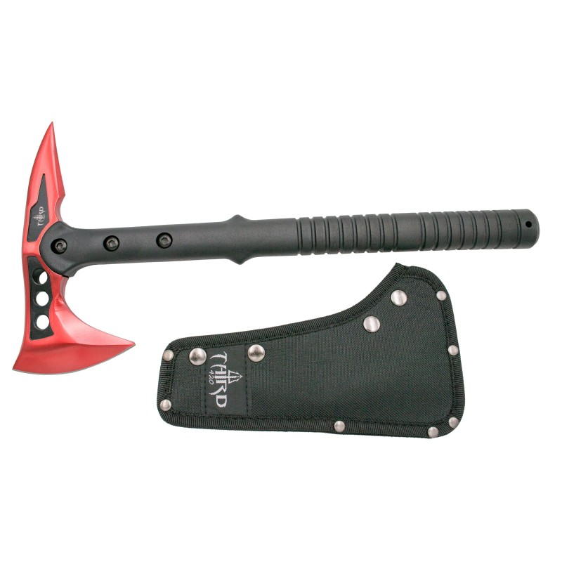 Hacha Táctica Hoja Roja
