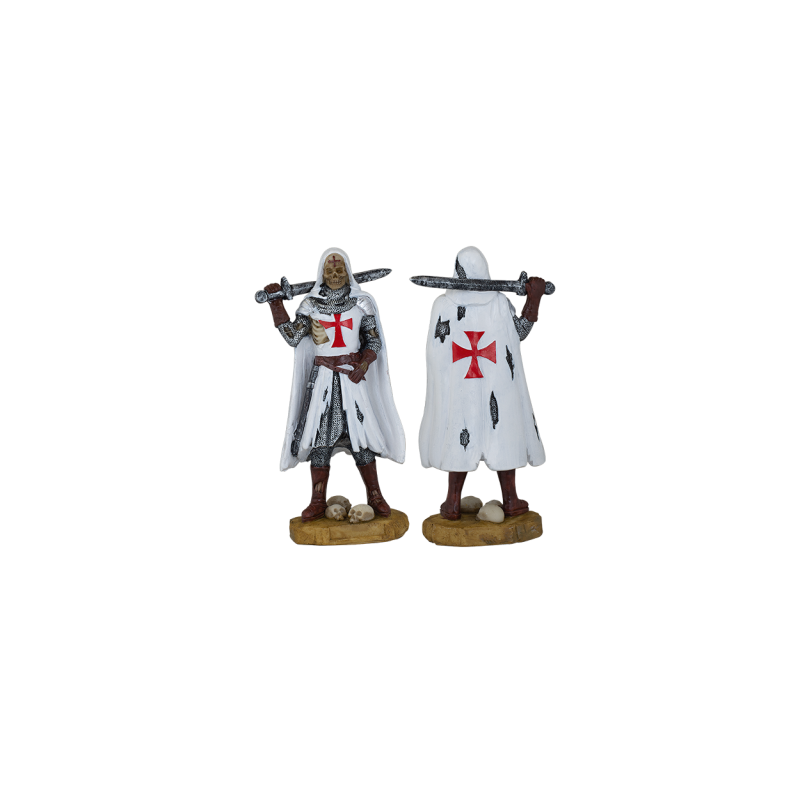 Figura templária TOLE10 espada. Branco 1