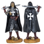 Figurine du Templier TOLE10 épée. Noir 12