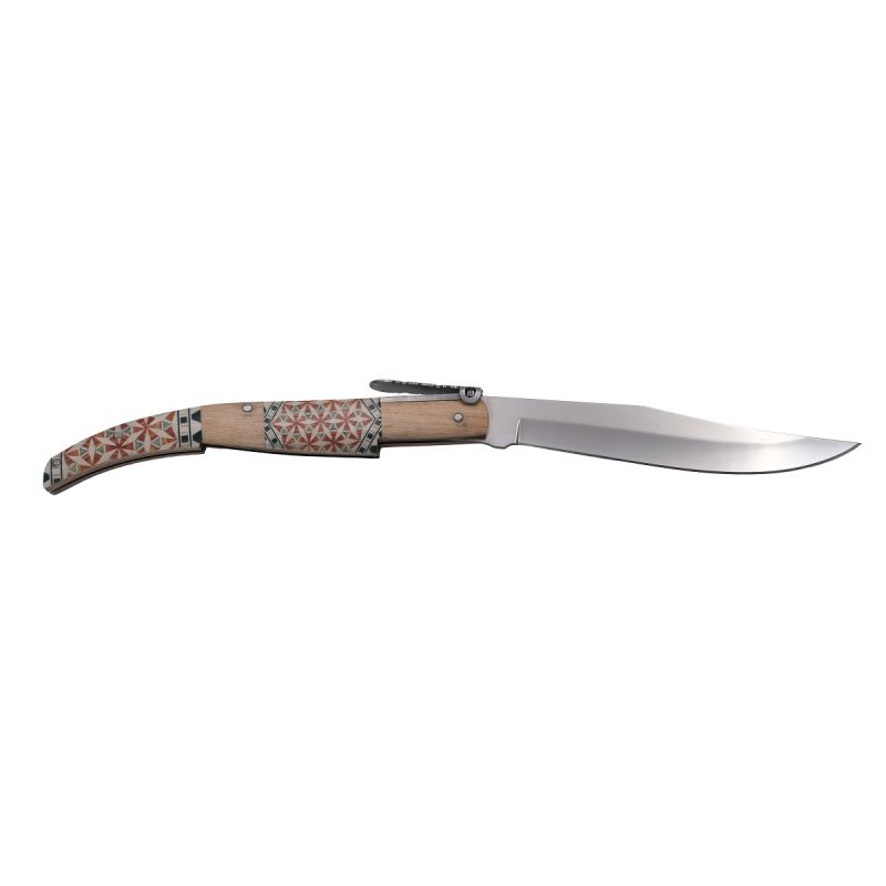 Coltello a cricchetto Third legno d'acero serie N54R