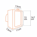 Caja de seguridad para fototrampas
