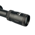 ADLER 1-6x24 30mm. Visiera in fibra ultra illuminata ret.