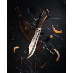 Couteau Bowie Cudeman ROSETA Deer Antler 294-CR