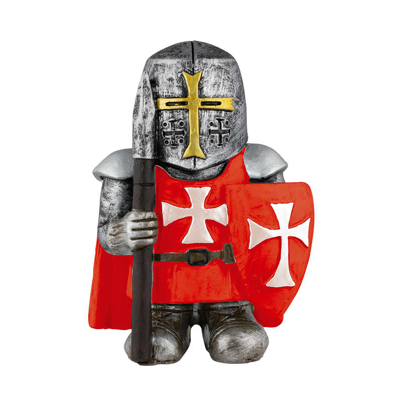 Templario resina"MGT"rojo con Lanza 10.5