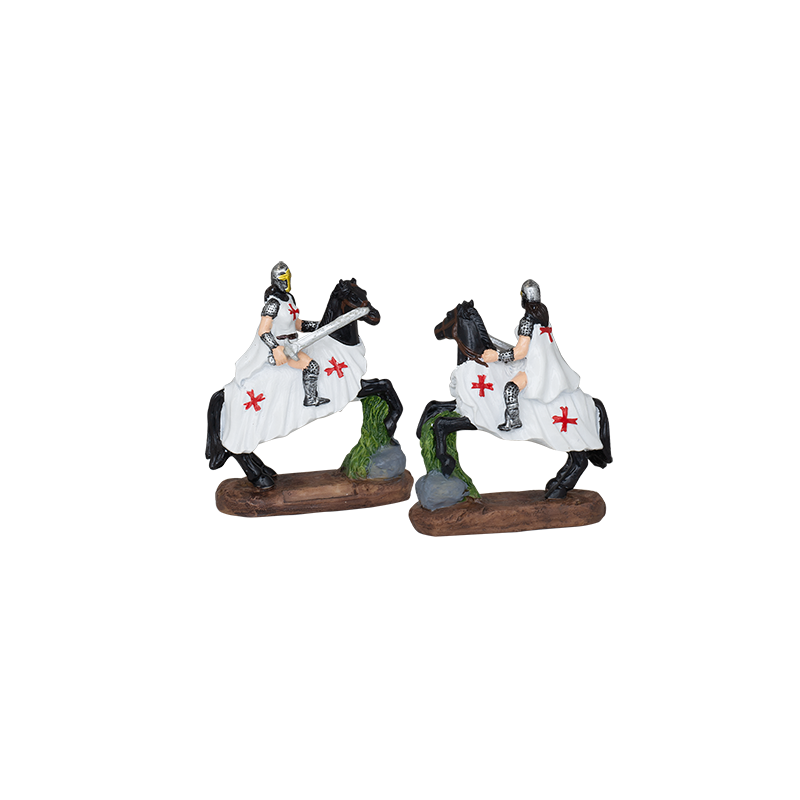 Black Templar Horse with White Sword