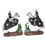 Cavallo Bianco Spada Templare Nera