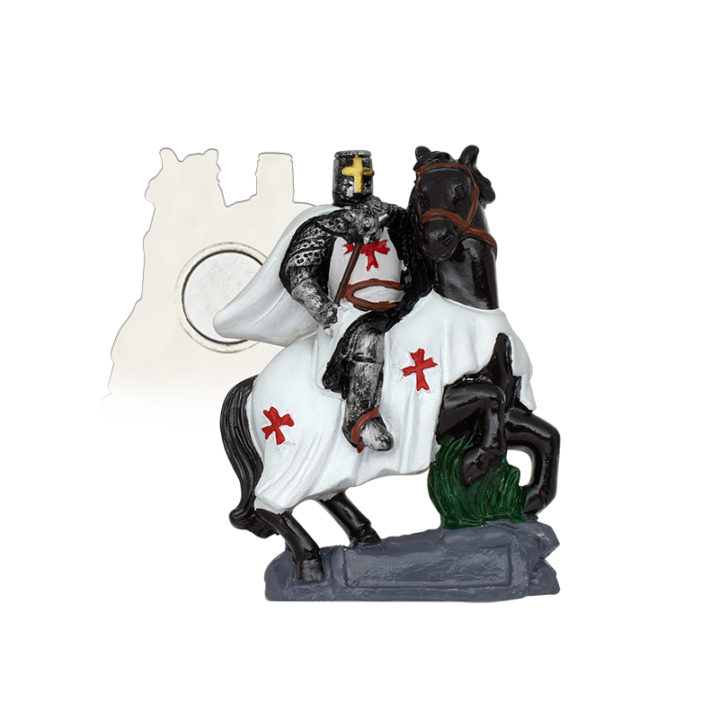 Magnete in resina Black Horse / Templ.white