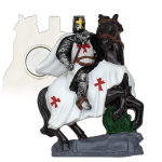 Magnete in resina Black Horse / Templ.white