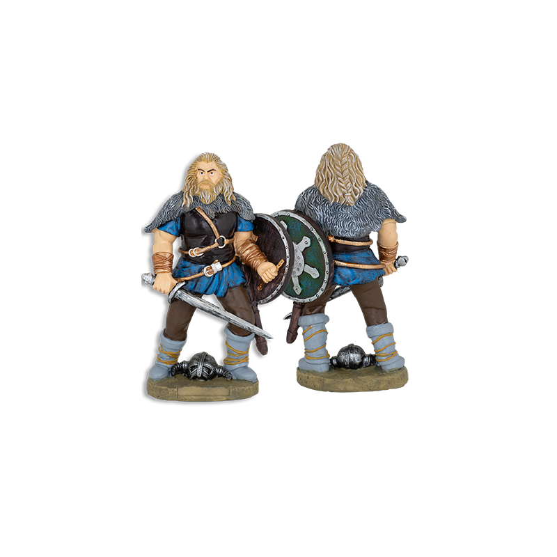 Guerrier viking TOLE10. épée. H.16 cm