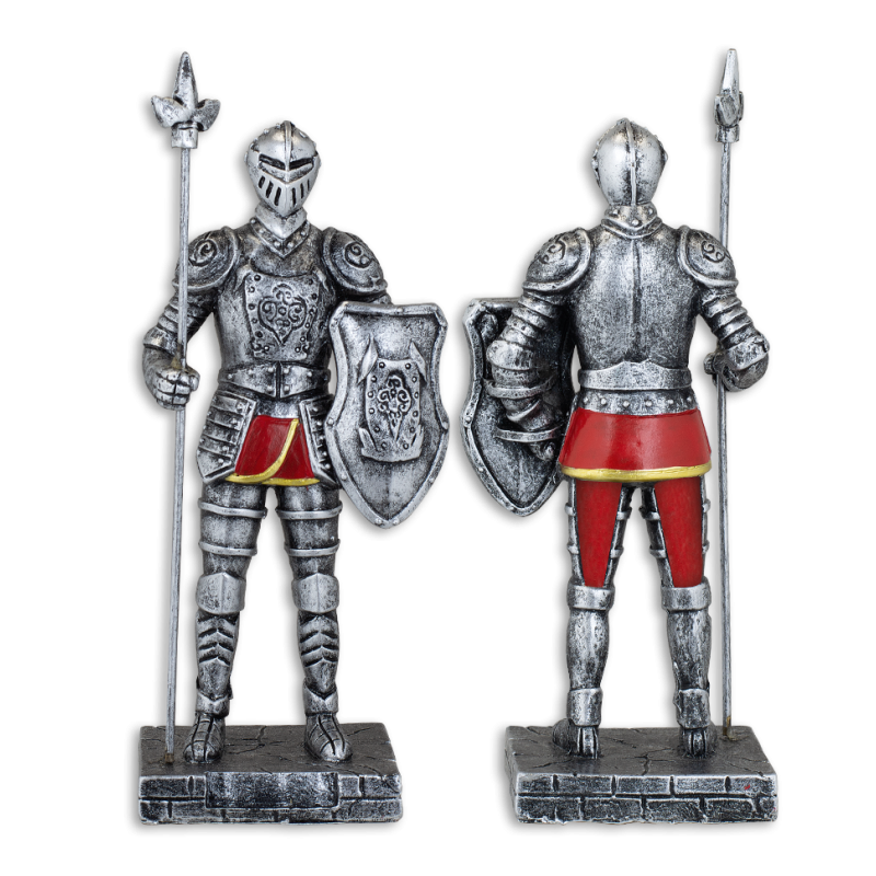 Resin Rüstungsfigur mit Speer 20 cm