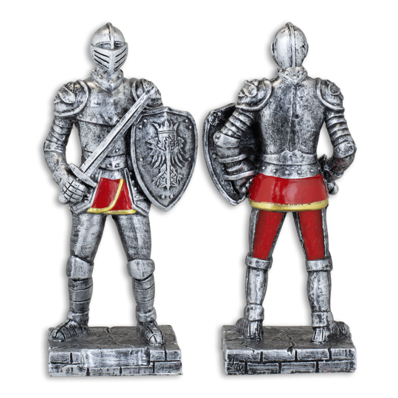 Resin Rüstungsfigur mit Schwert 18 cm