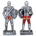 Figura Resina Armadura con espada 18 cm