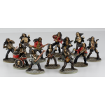 Set 12 Calaveras Rockeras Resina
