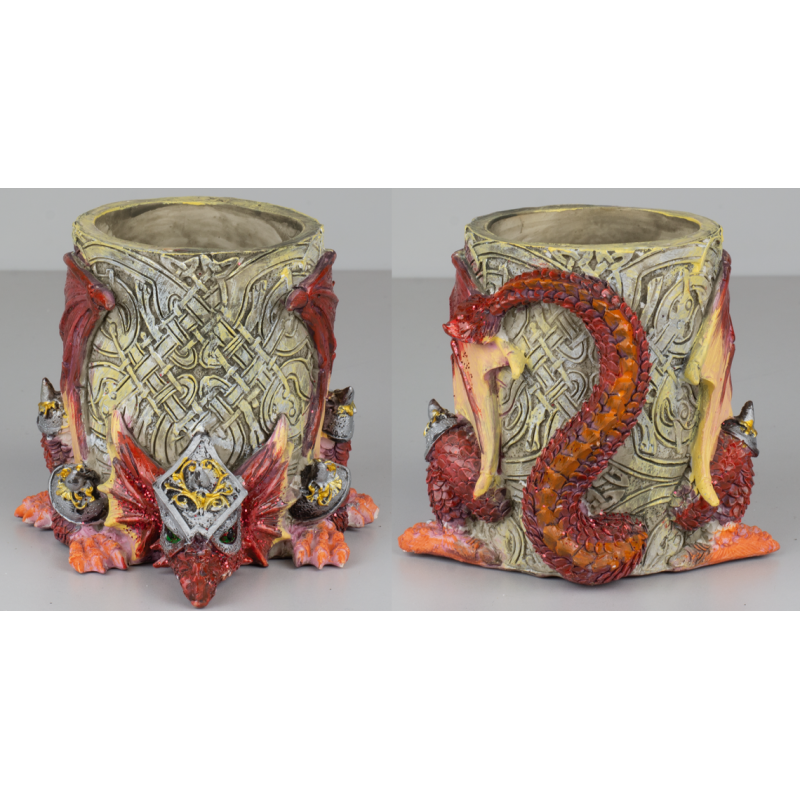 Portamatite in resina Red Dragon