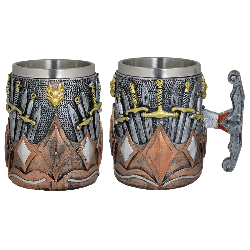 Tasse d’épées en résine XL
