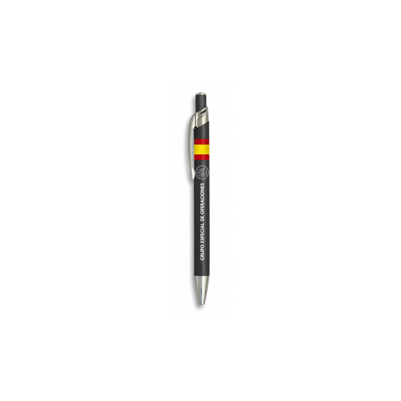Black aluminium pen GEO