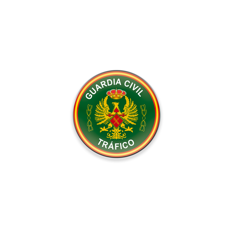 Runder Kühlschrankmagnet Guardia Civil Traffic