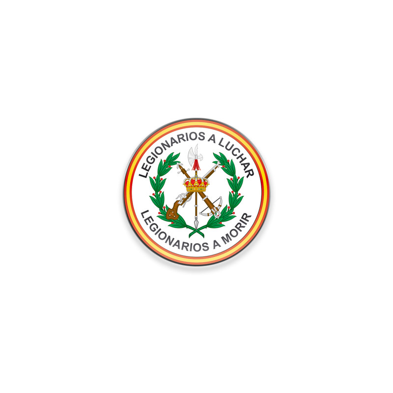 Runder Kühlschrankmagnet LEGIONarien diam5 c