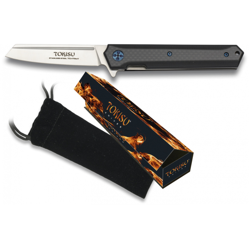 TOKISU G10 Pocket Knife. Blade: 9 cm.