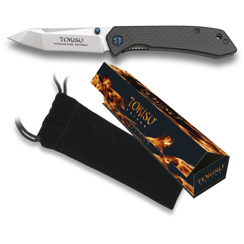 TOKISU G10 Pocket Knife. Blade: 6.6 cm