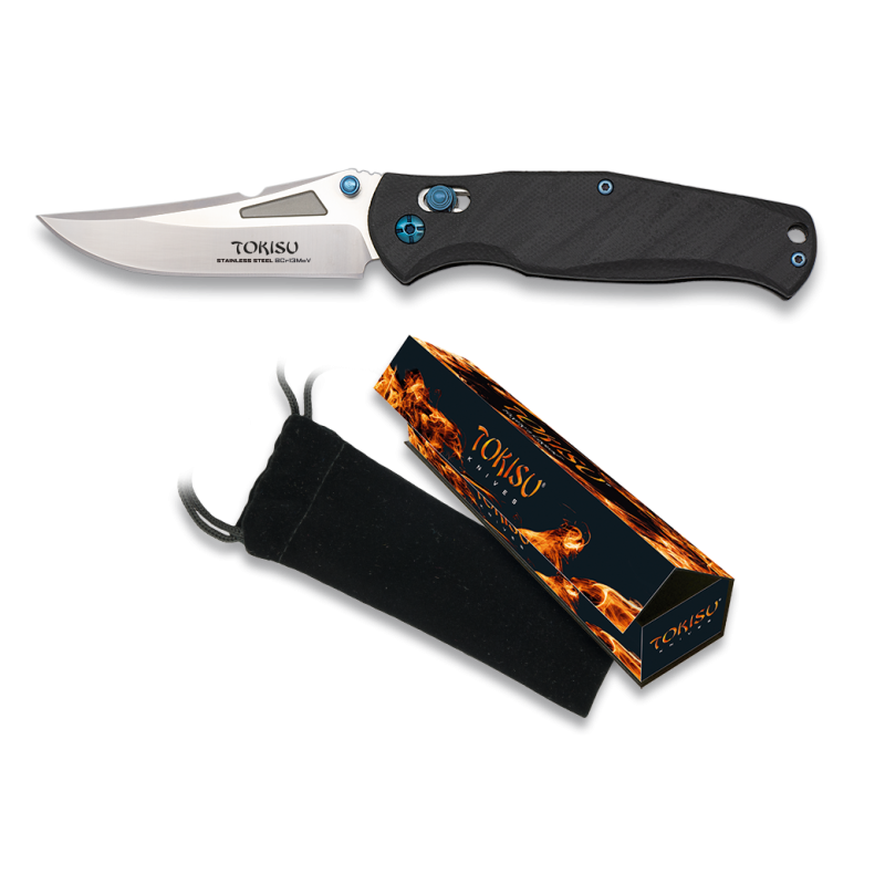 Tokisu Pocket Knife. G10. CNC Axis Lock. 8.2