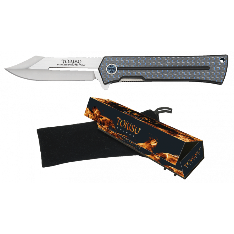 Tokisu CNC / G10 / Carbon Fiber Folding Knife. h