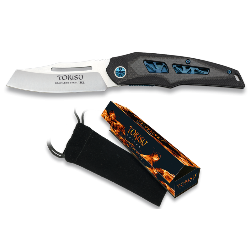 Tokisu Rasiermesser. D2-Stahl. CNC-Lager