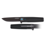 Tokisu D2 Black Pocket Knife / Rubber Handle