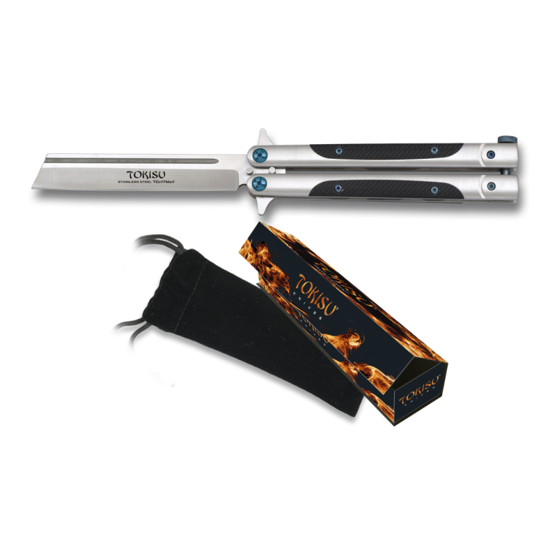 Coltello a ventaglio Tokisu. Lama: 10,50 cm