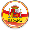 Imán frigo redondo España escudo diam:5