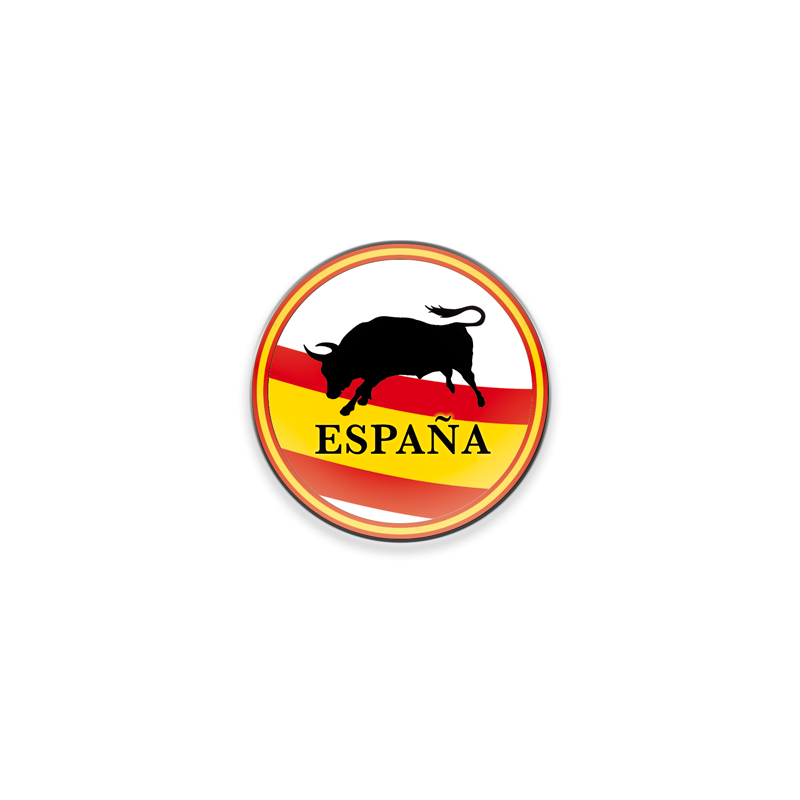 Íman redondo do frigorífico Espanha touro diam5 cm