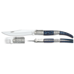 Navaja Arabe de carraca decorada nº3  13,5cms stamina azul