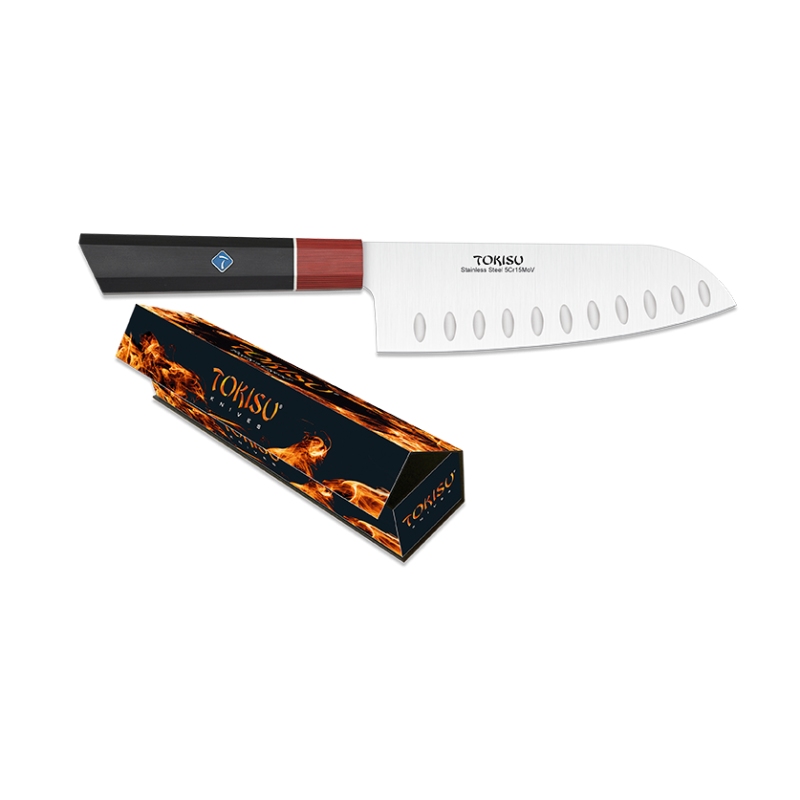 Lâmina da faca SANTOKU TOKISU: 17 cm