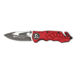Faca de resgate Red K25 Smooth Edge