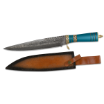 Coltello sportivo in acciaio di Damasco