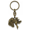 llavero oro viejo caza