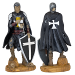 Figurine templière TOLE10 « Calice » noir 18