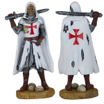 Figura templária TOLE10 espada. Branco 1