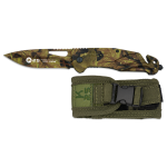 K25 Tactical Knife, Aluminum Camo Handle, Height: 7 cm