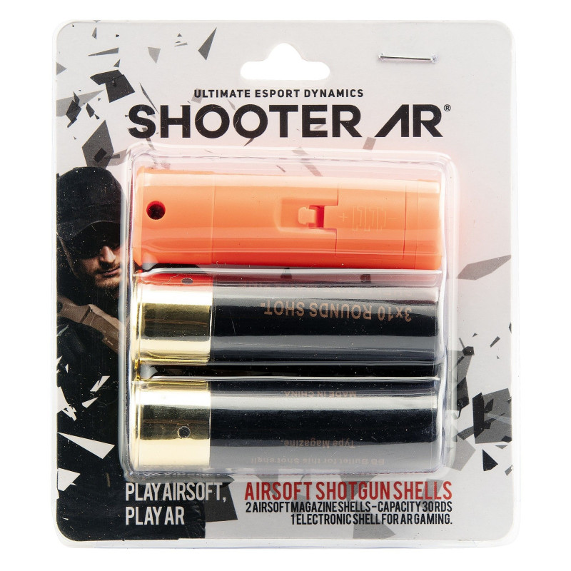 PACK BLUETOOTH SHOOTER AR + 2 CARTUCHOS AIRSOFT