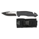 K25 Tactical Knife, Black Aluminum, Height: 7 cm