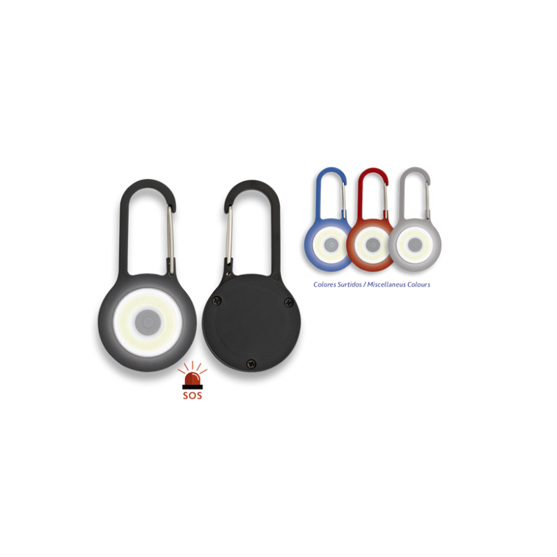 Karabiner mit Taschenlampe