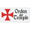 Parche Orden Del Temple 6x3 cm